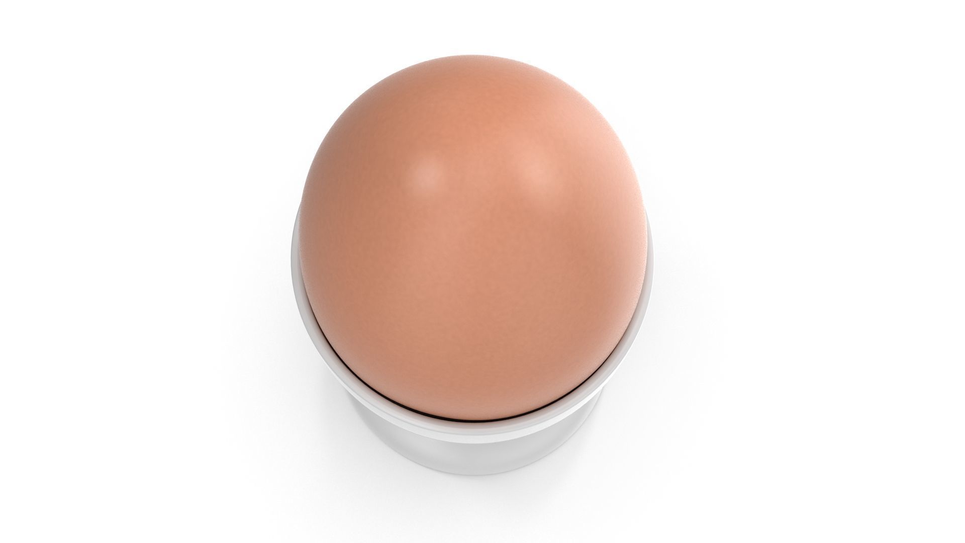 Egg and Cup Low-poly 3D model_4