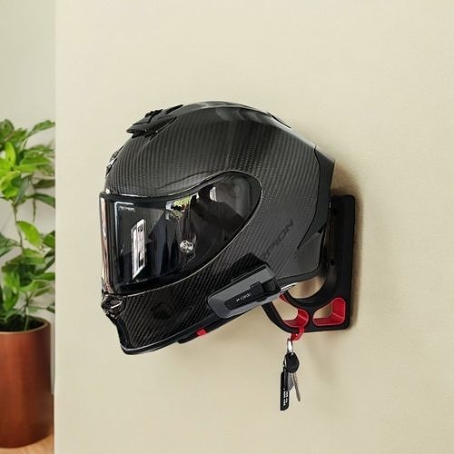 Elite Helmet Hub 3D Print Wall Mount for Helmets Keys and Coats 3D print model