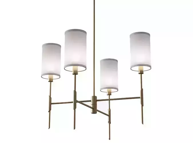 The Dantone Home Linear chandelier is small