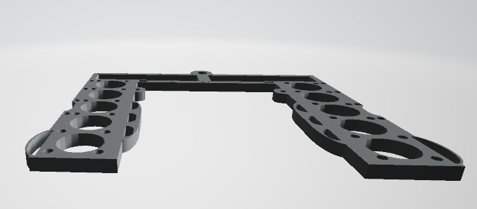 3D Printable V10 Keychain 3D print model 3D print model_6