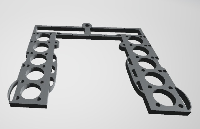 3D Printable V10 Keychain 3D print model 3D print model_5