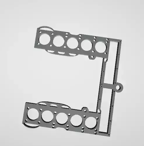 3D Printable V10  Keychain 3D print model