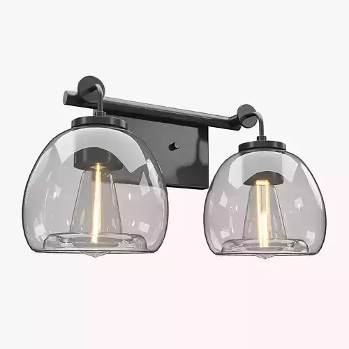 Caisson 2-Light Bathroom Vanity Wall Light