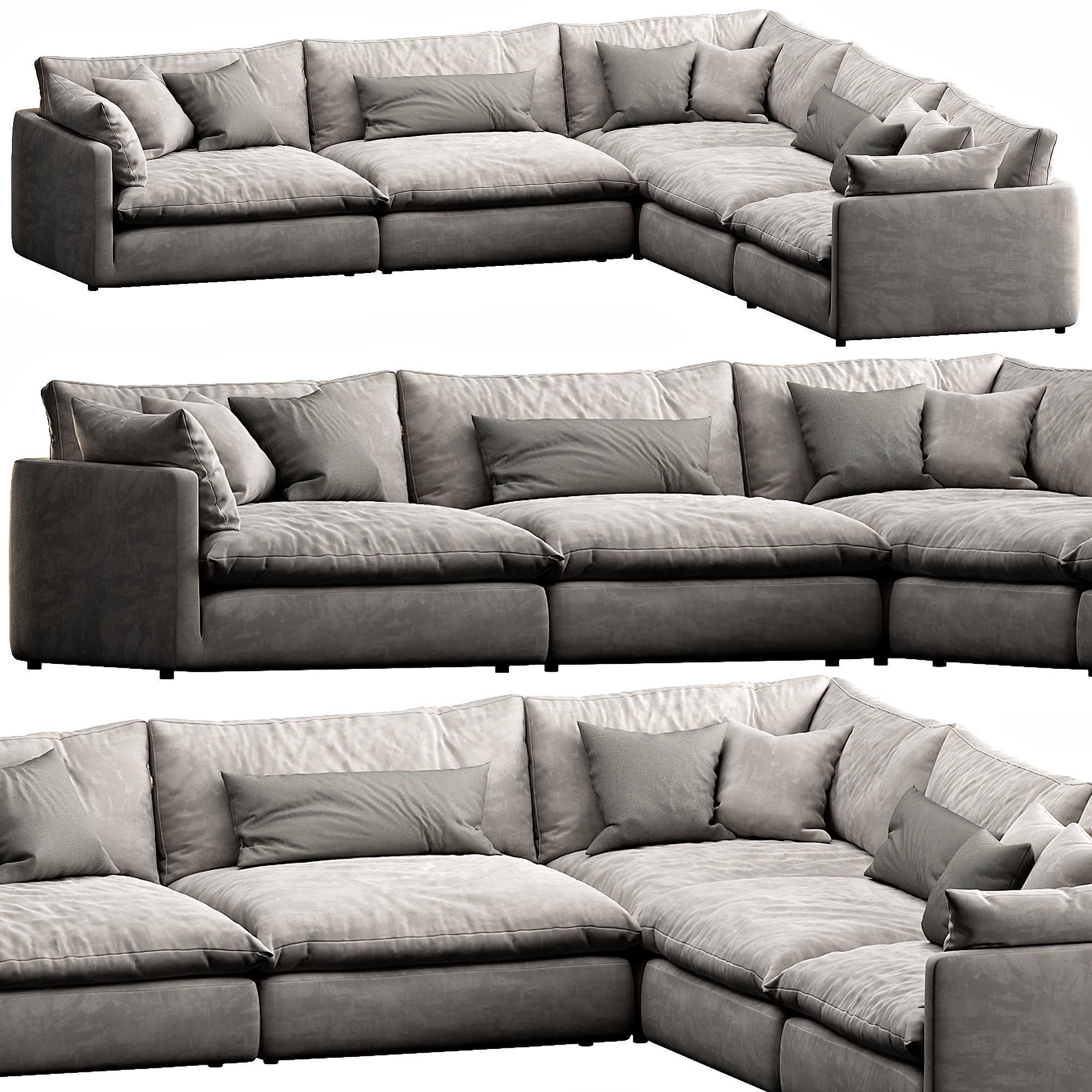 Crate and Barrel Unwind 3D model_17