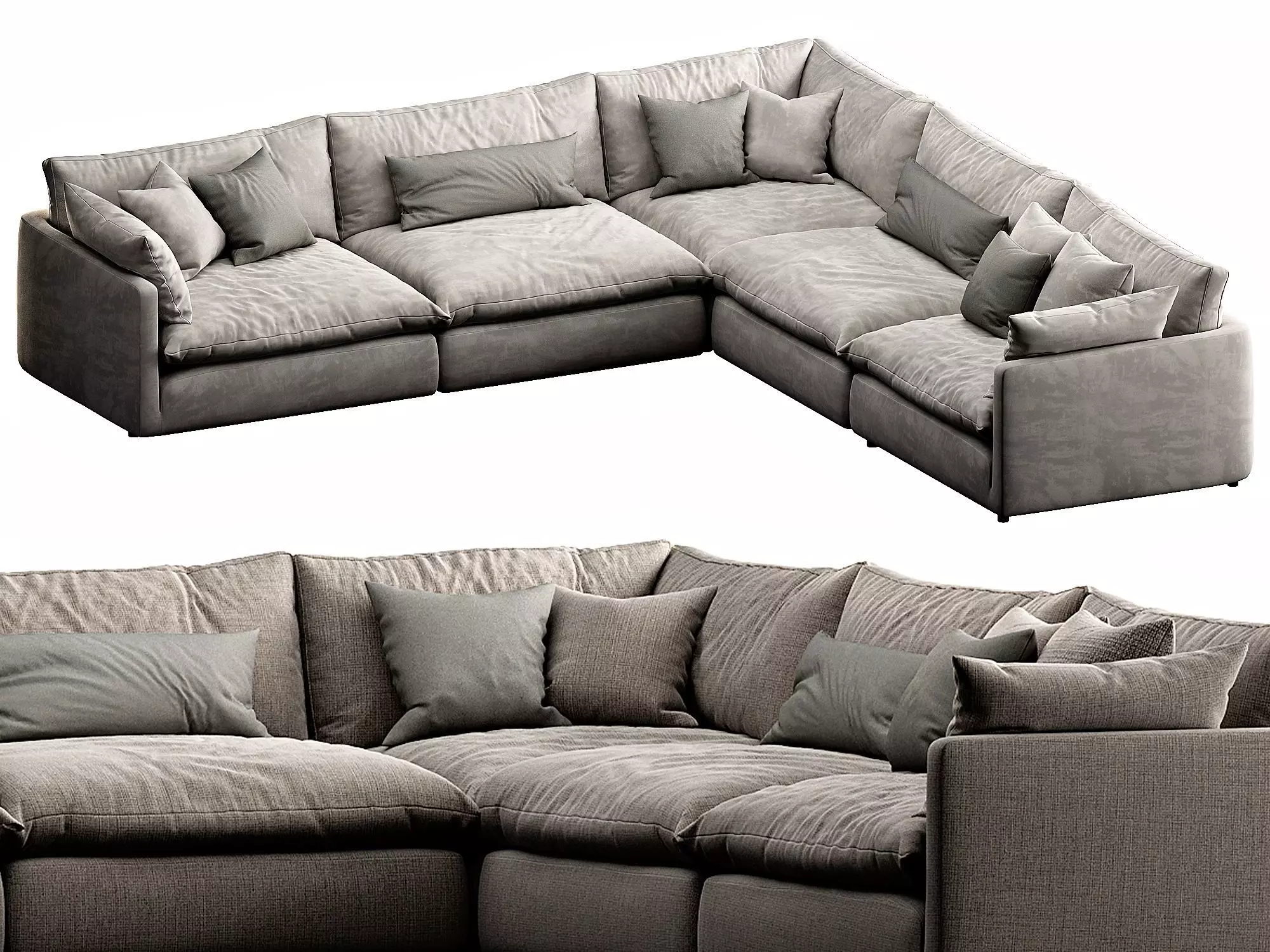 Crate and Barrel Unwind 3D model_0