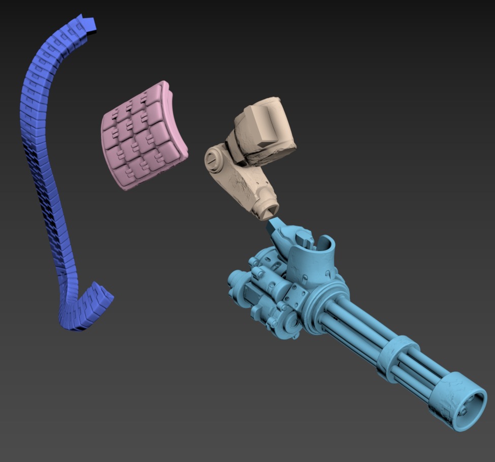 Drake Static 100mm Set 3D print model_10