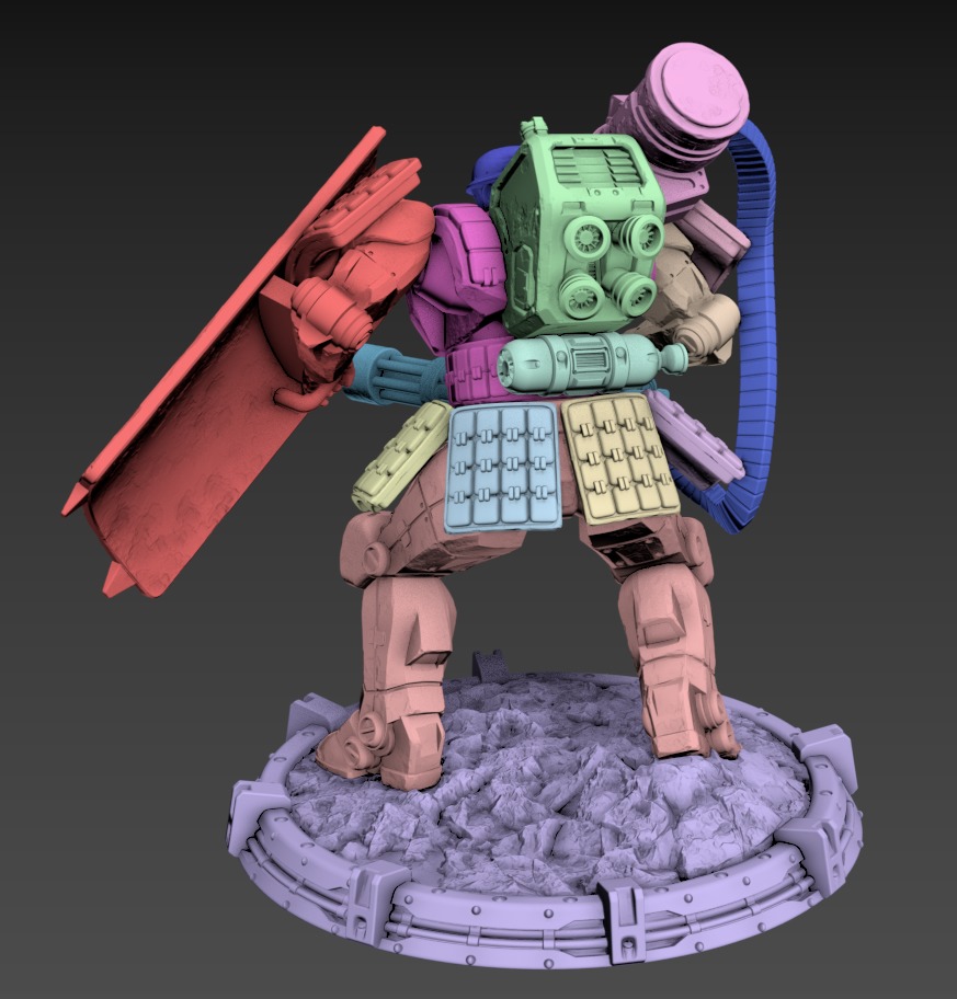 Drake Static 100mm Set 3D print model_6