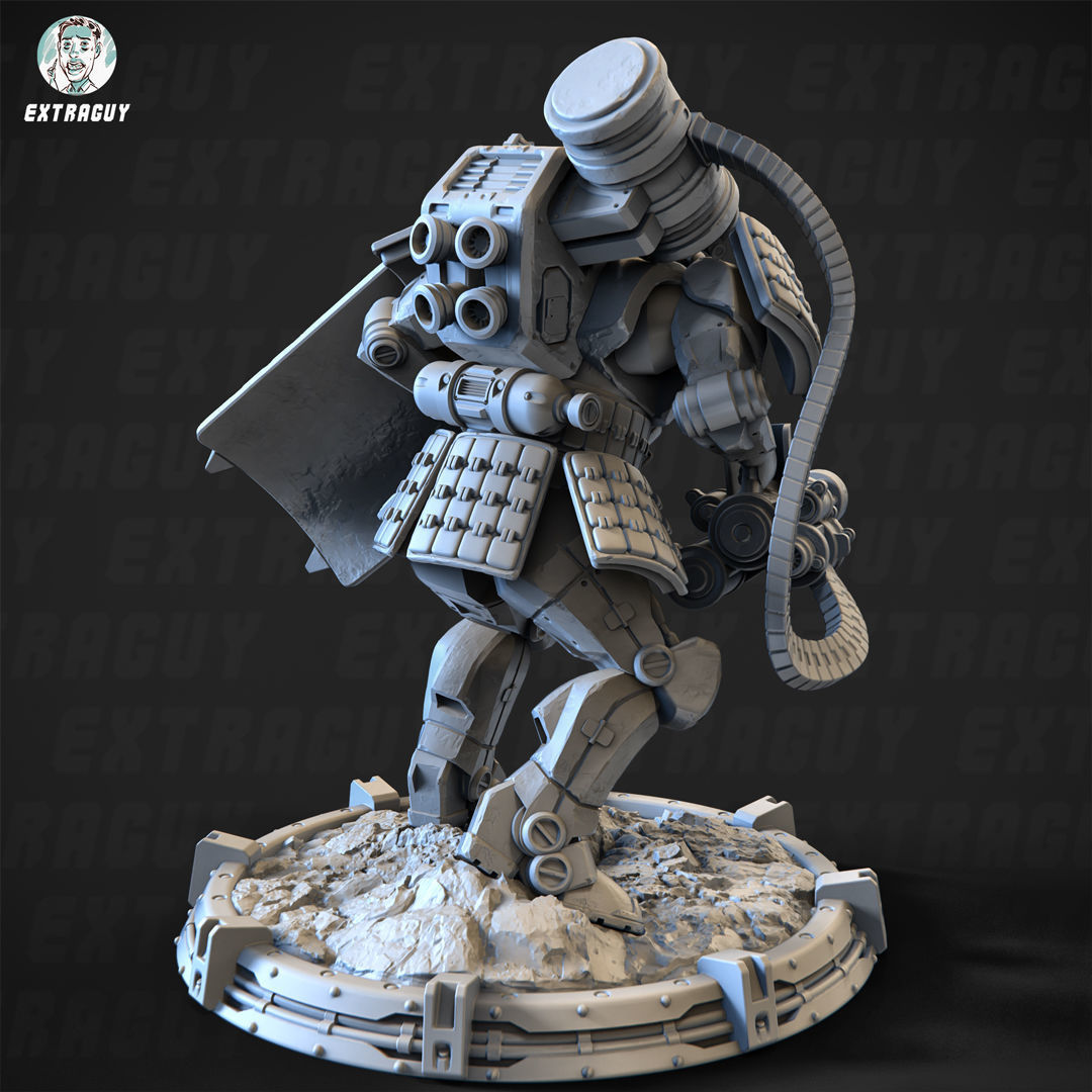 Drake Static 100mm Set 3D print model_3