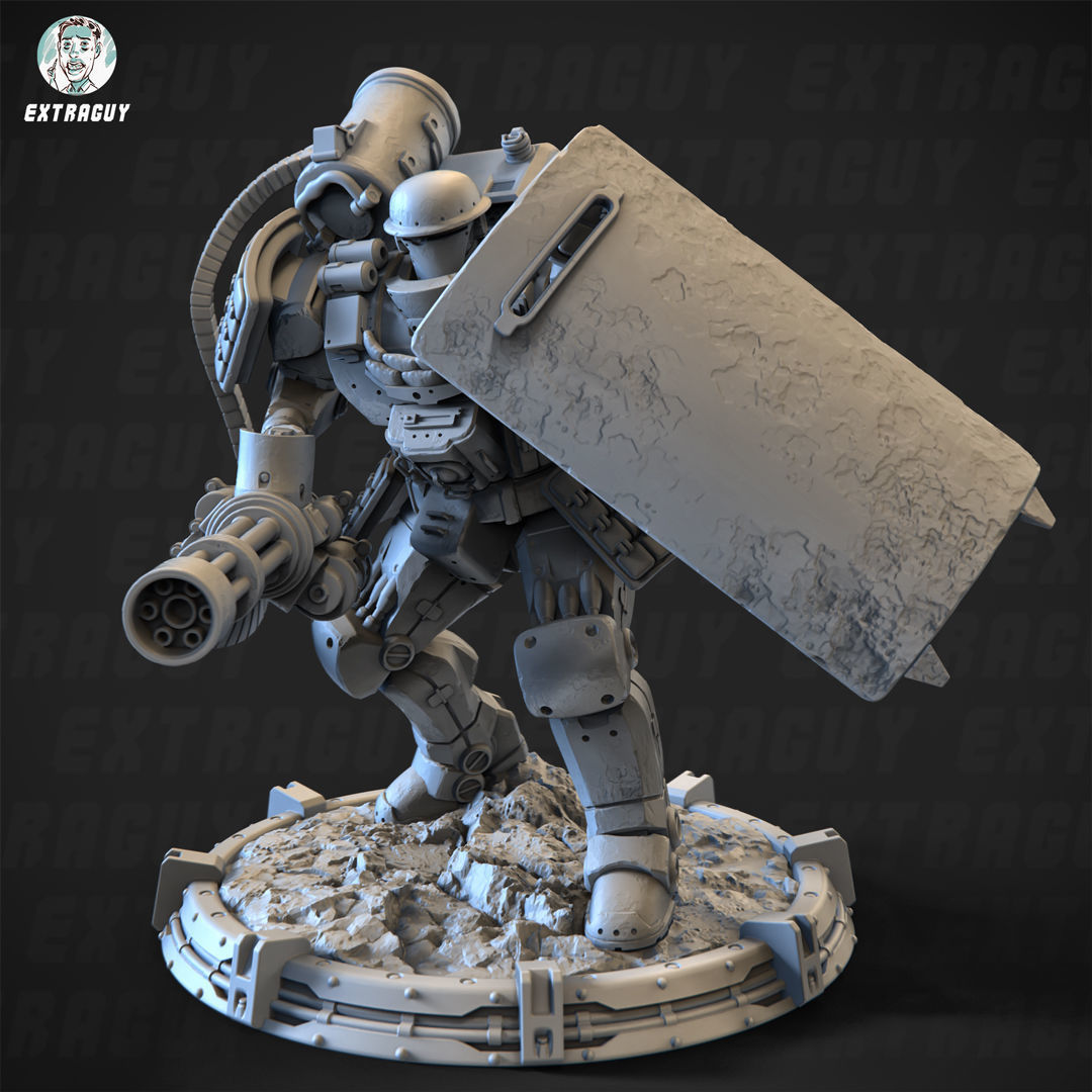 Drake Static 100mm Set 3D print model_1