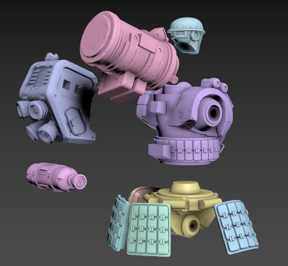 Drake Poseable 100mm Set 3D print model_11