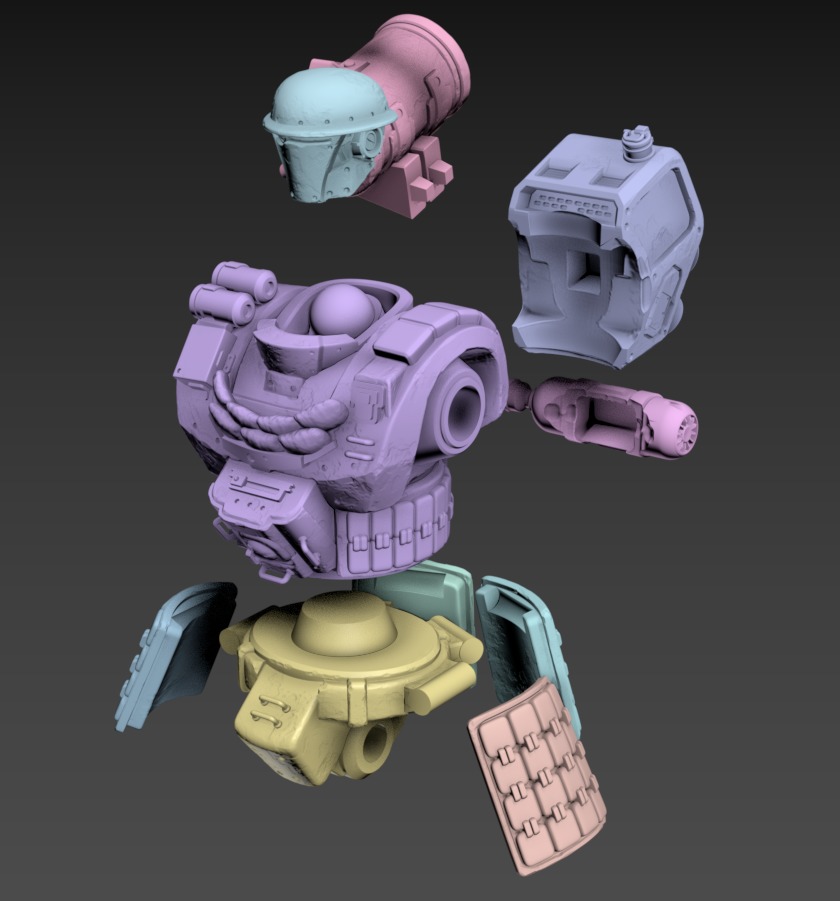 Drake Poseable 100mm Set 3D print model_10