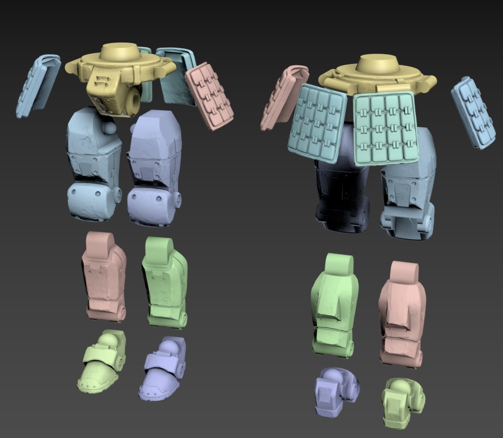 Drake Poseable 100mm Set 3D print model_9