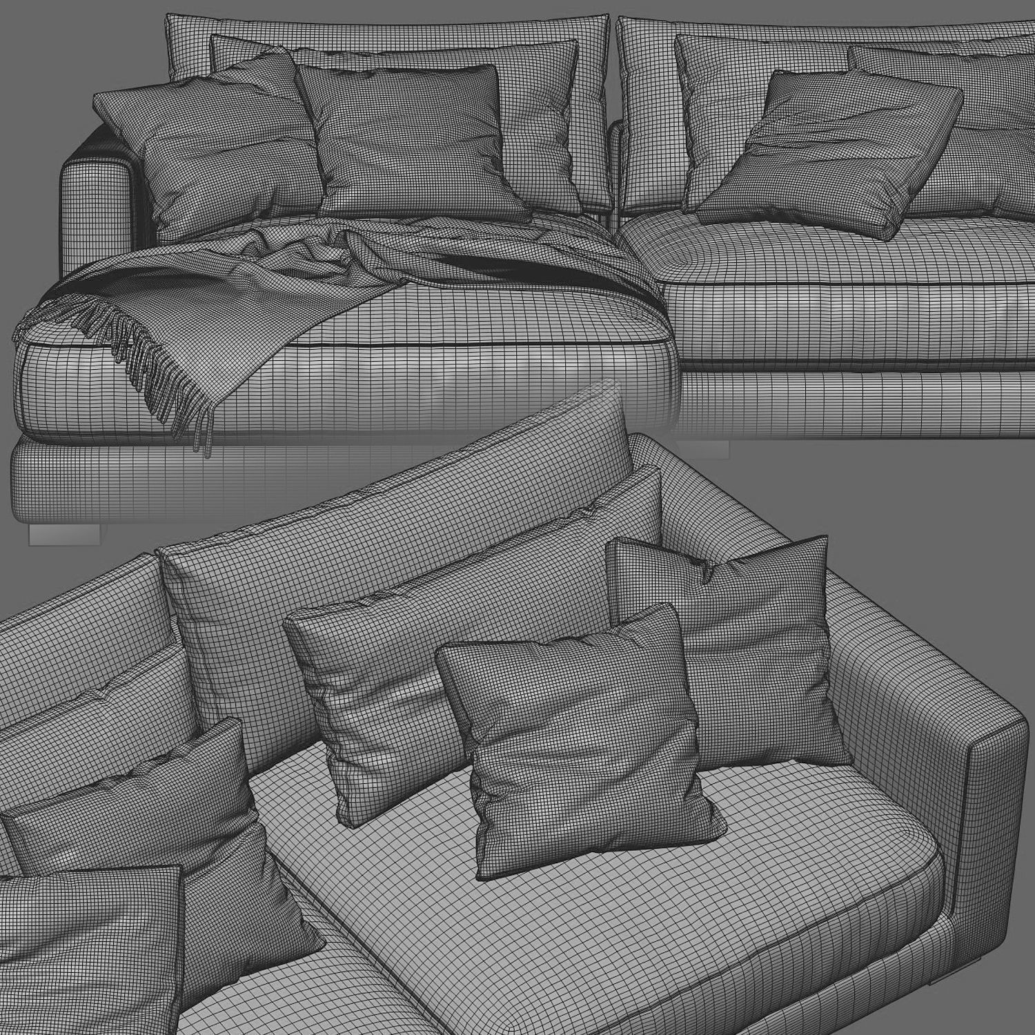 Linteloo Mauro Chaise Longue 02 3D model_3