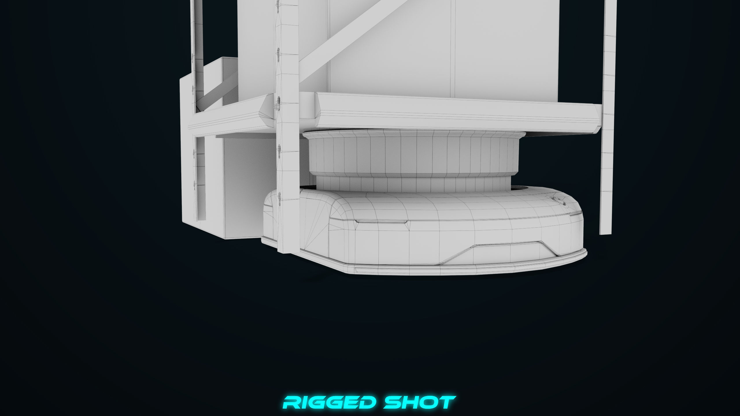 Warehouse Robot Generic All PBR Unity UE Textures Low-poly 3D model_46