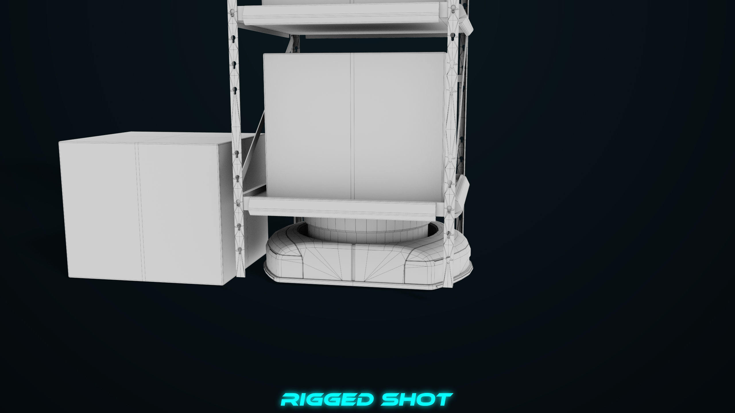 Warehouse Robot Generic All PBR Unity UE Textures Low-poly 3D model_47