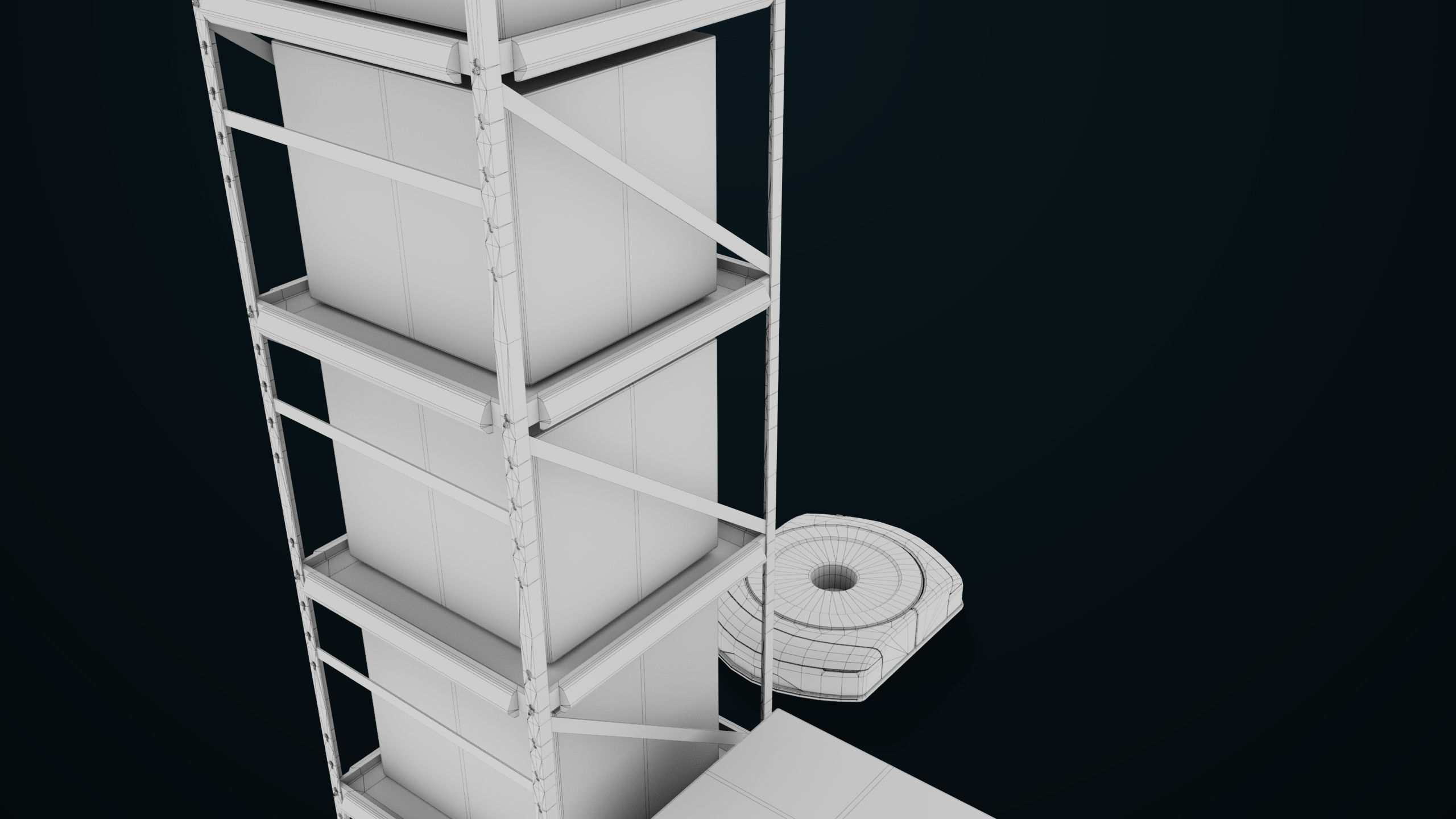 Warehouse Robot Generic All PBR Unity UE Textures Low-poly 3D model_33