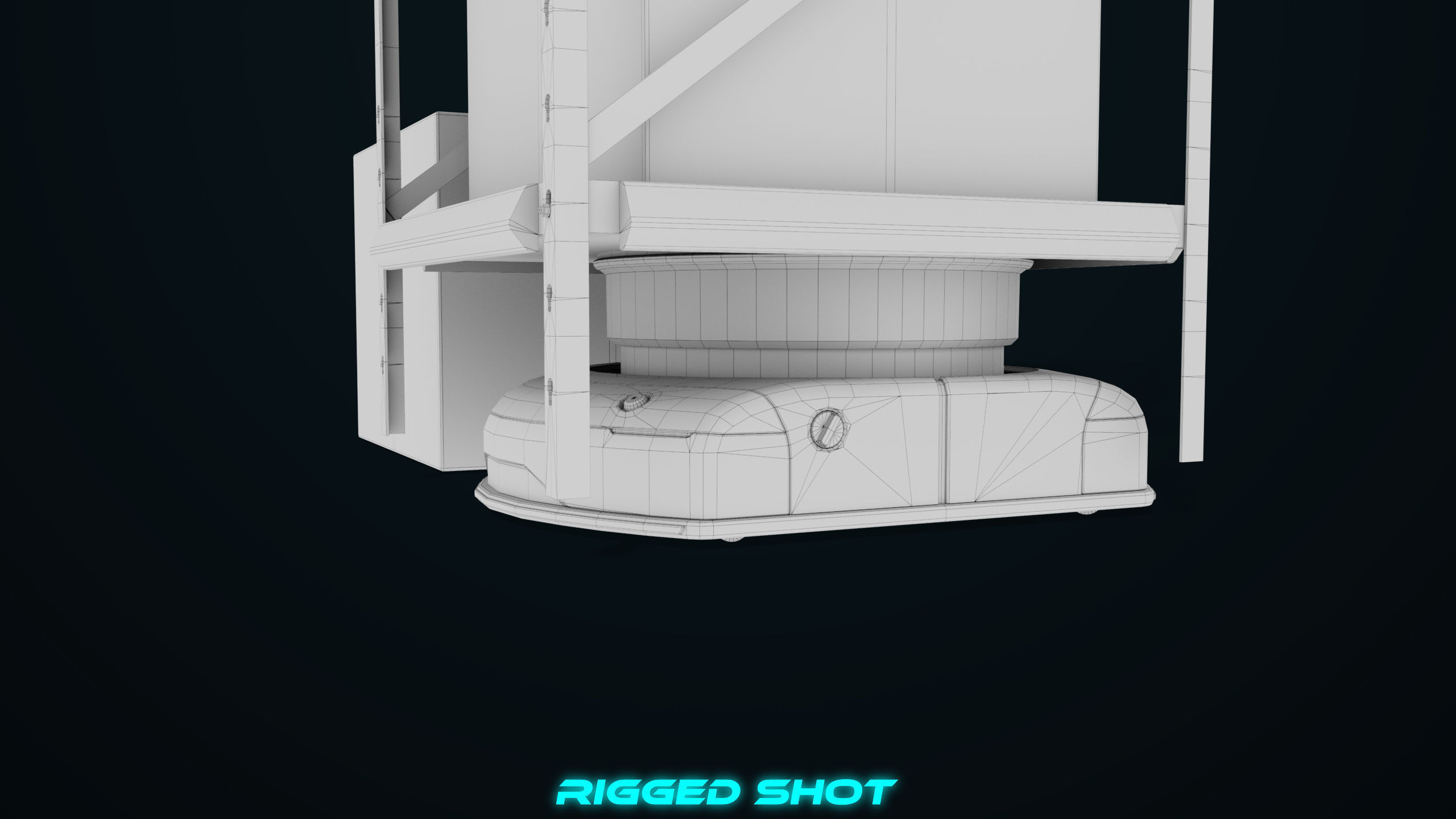 Warehouse Robot Generic All PBR Unity UE Textures Low-poly 3D model_45