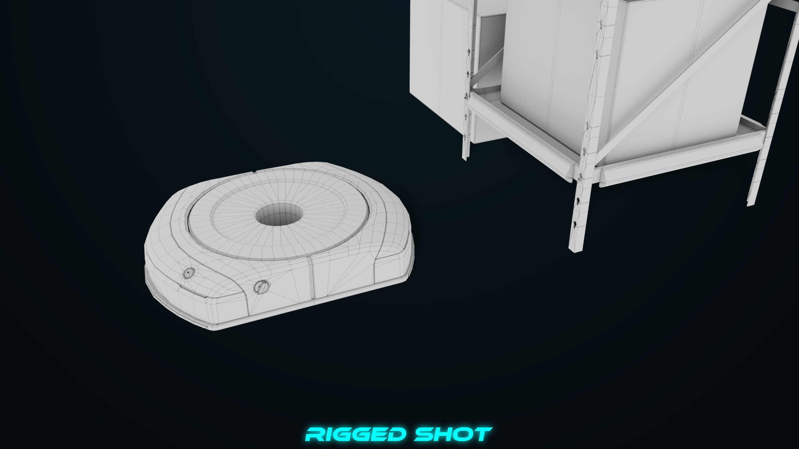 Warehouse Robot Generic All PBR Unity UE Textures Low-poly 3D model_42