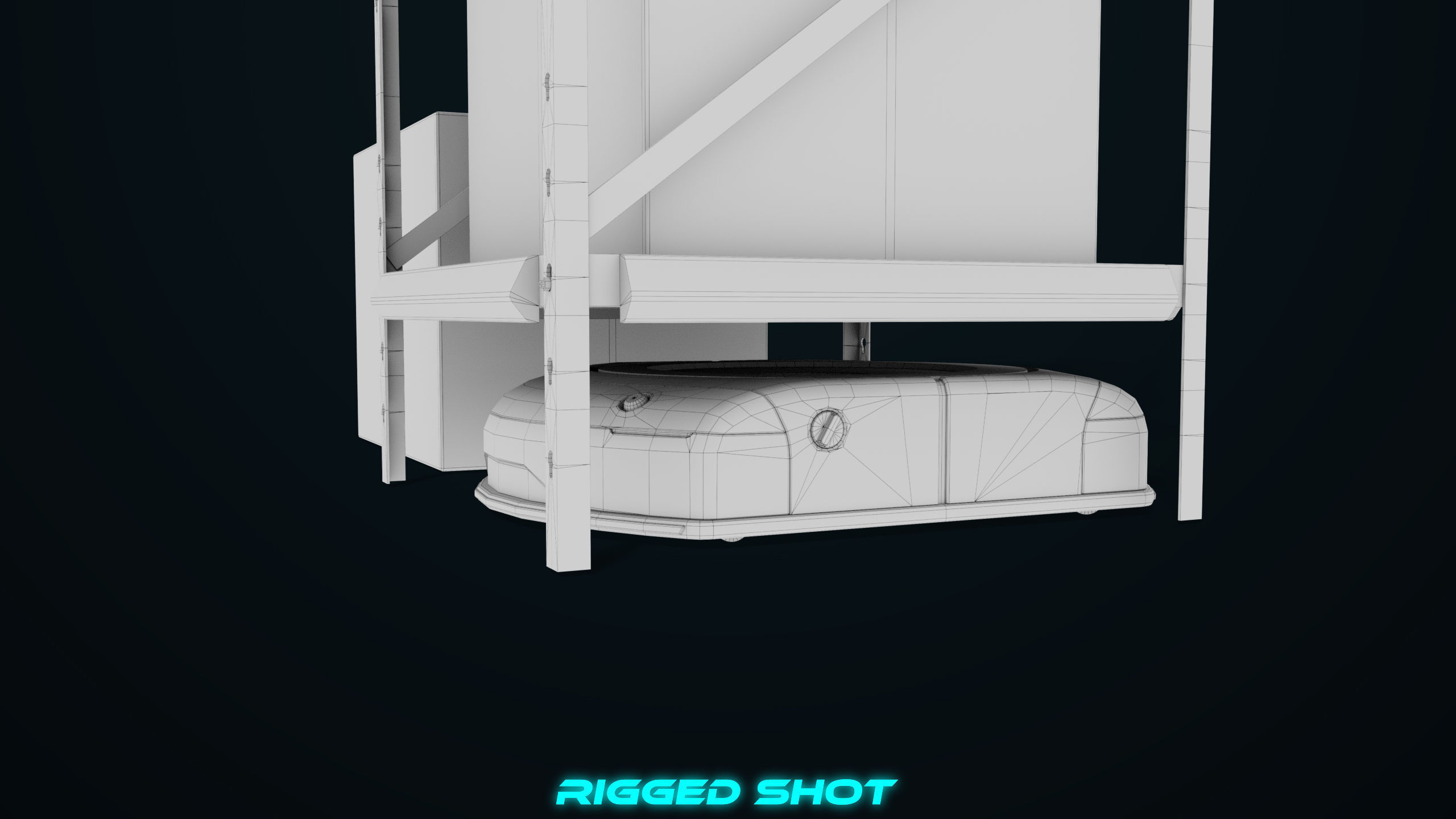 Warehouse Robot Generic All PBR Unity UE Textures Low-poly 3D model_44