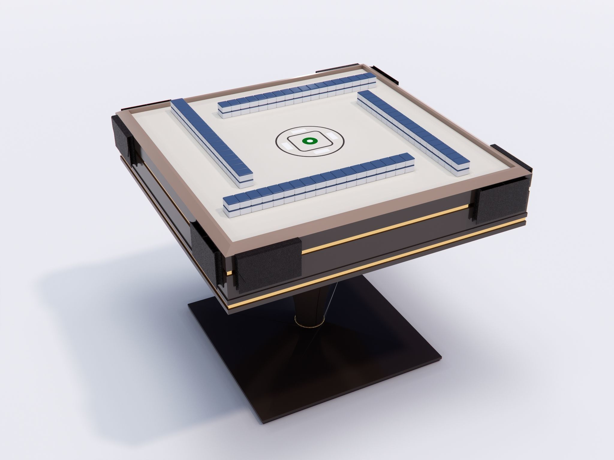 Automatic Mahjong Table 3D model_1