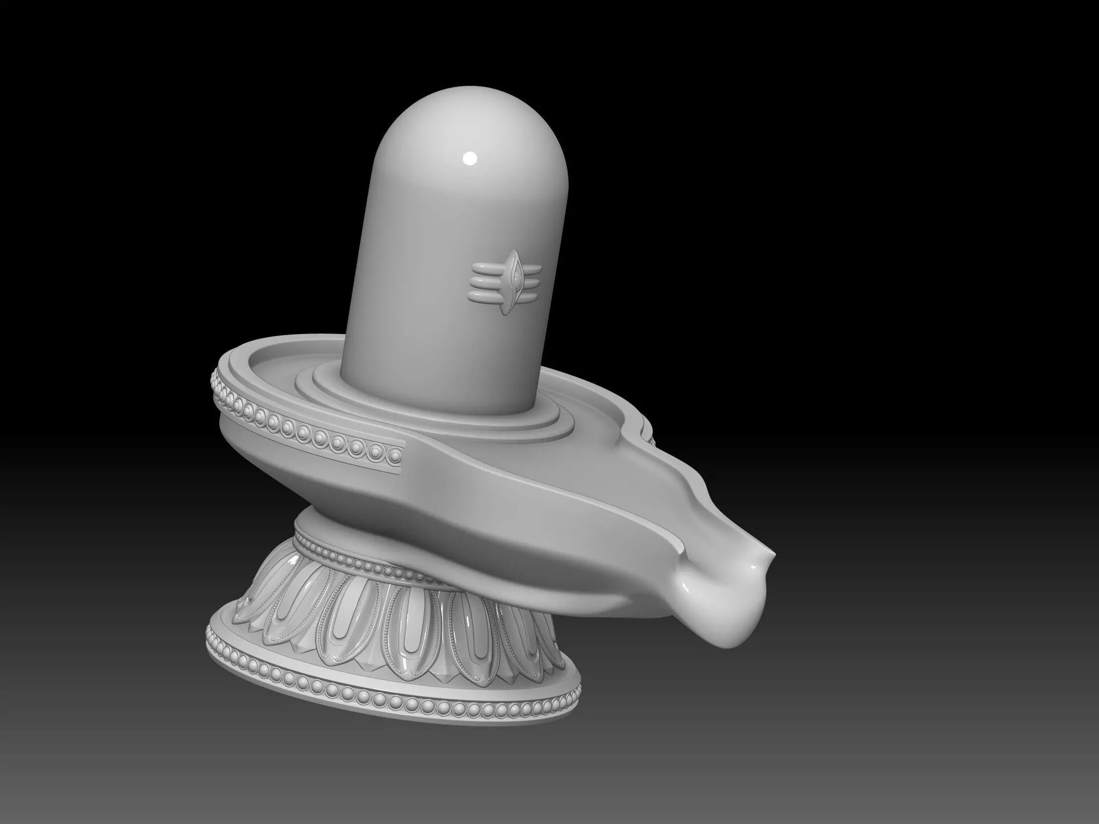 Shiv shivling for 3d print 3D print model_0