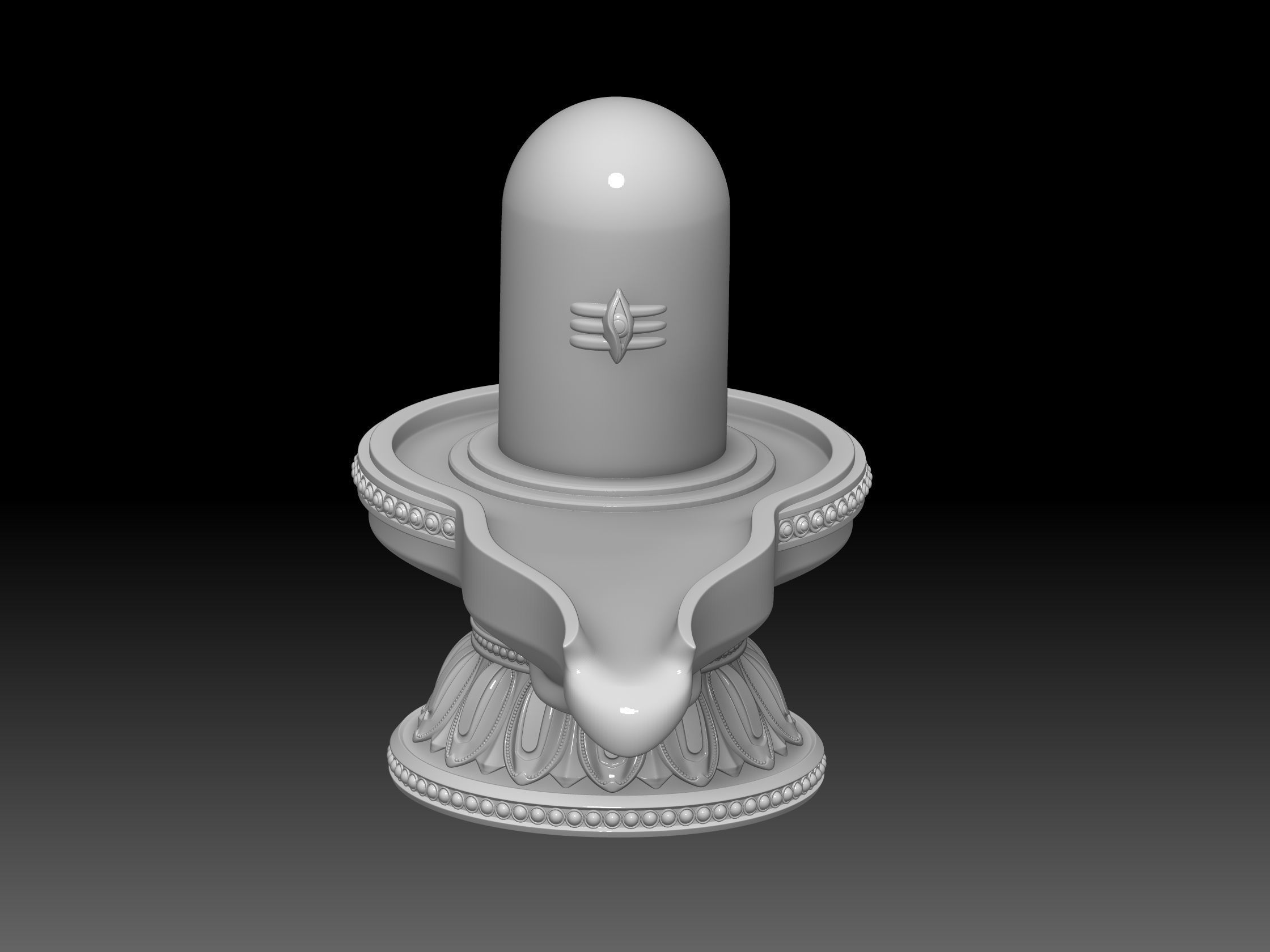 Shiv shivling for 3d print 3D print model_1