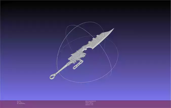 NieR Automata Type 3 Blade 3D print model