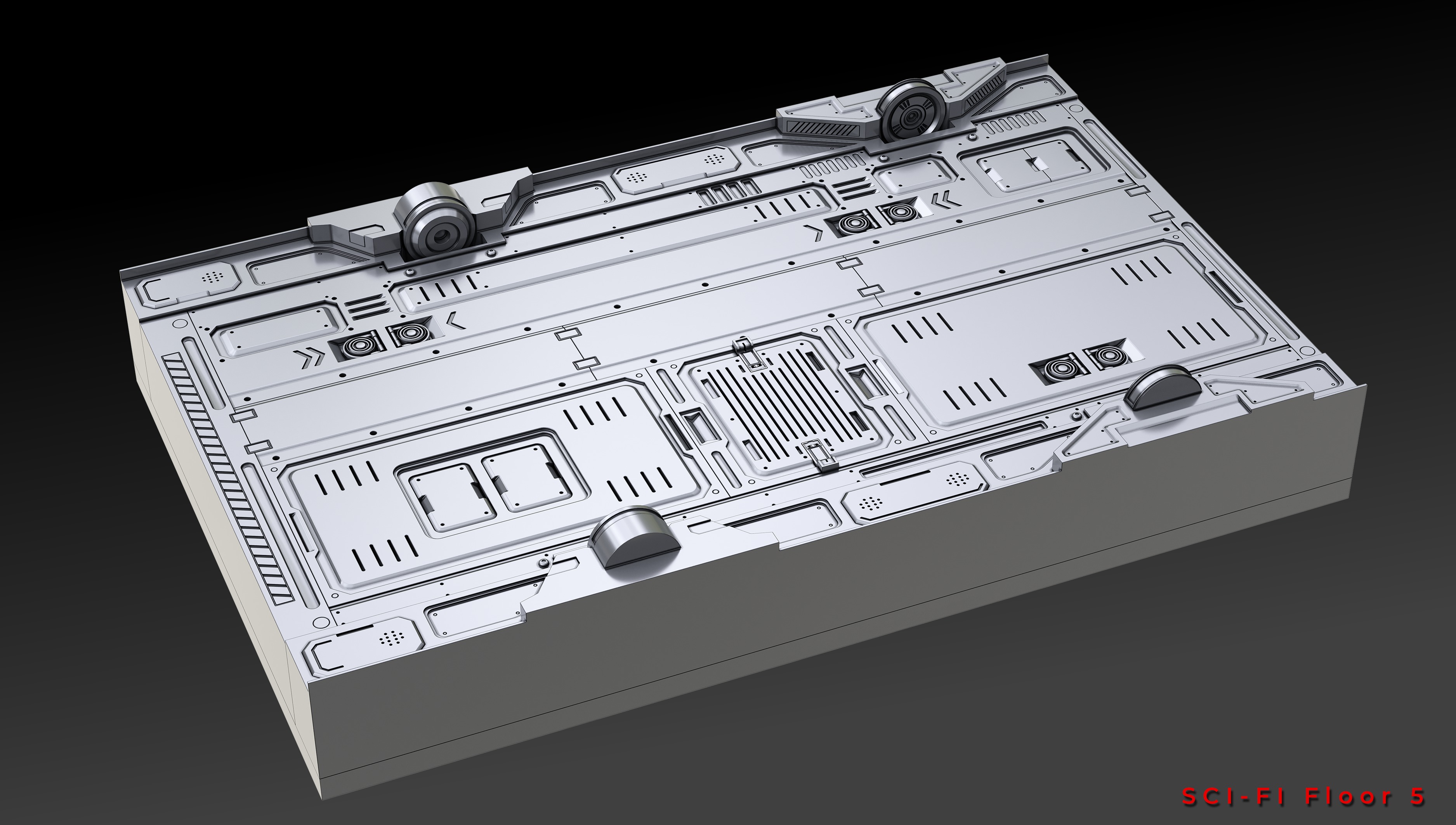 SCI-FI FLOOR PANELS VOL 03 3D model_9