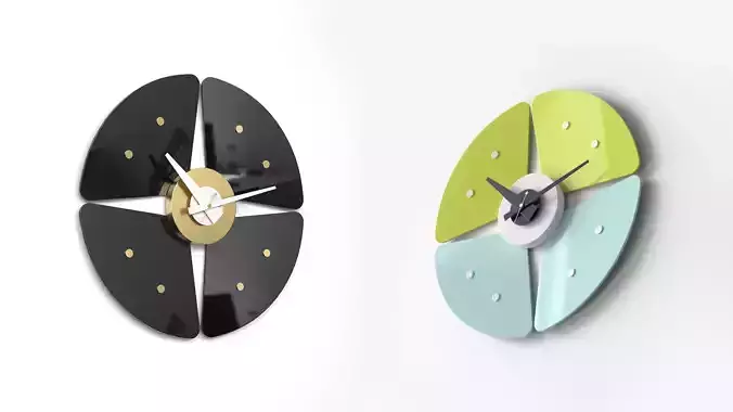 Wall Petal Clock