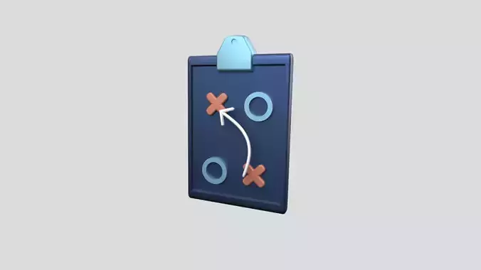3D app web Icon Low-poly 3D model-18