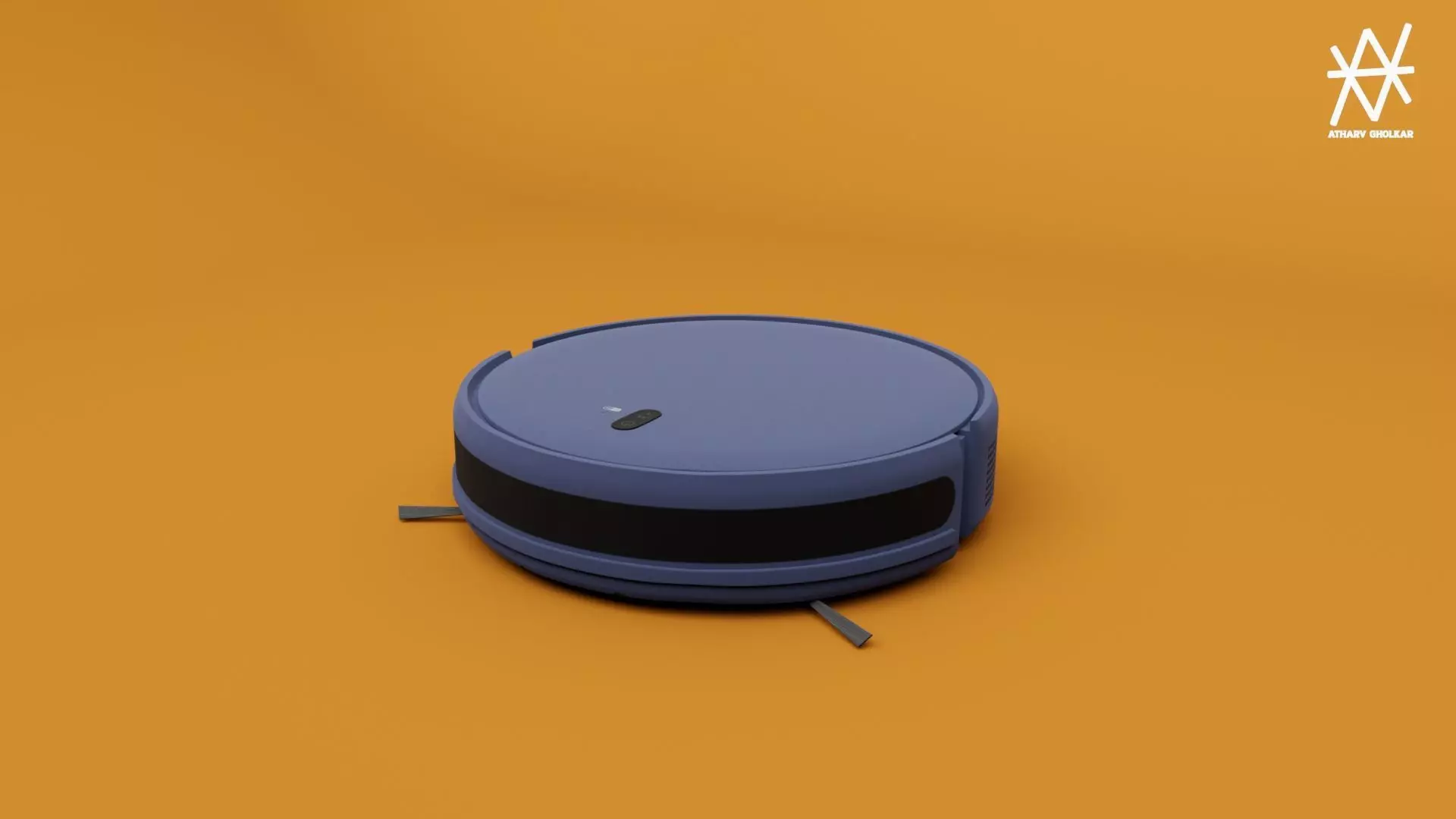 Smart Vacuum Cleaner 3D model_0