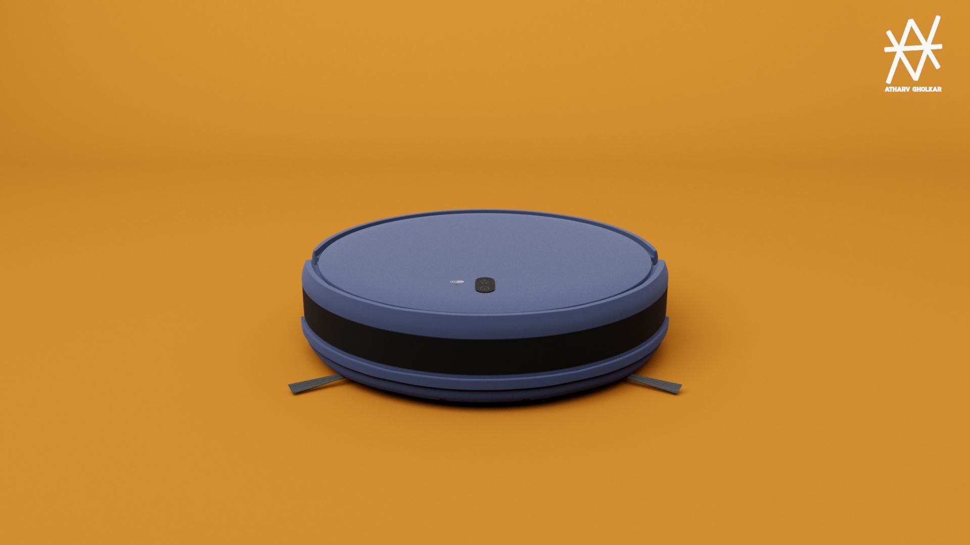 Smart Vacuum Cleaner 3D model_1