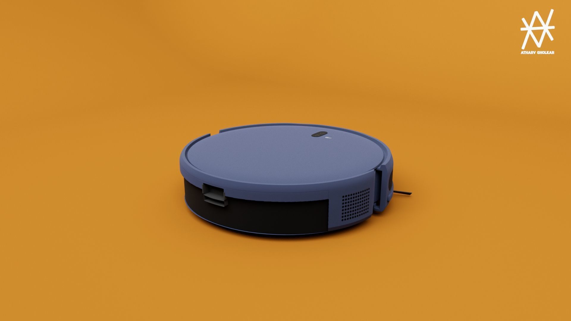 Smart Vacuum Cleaner 3D model_4