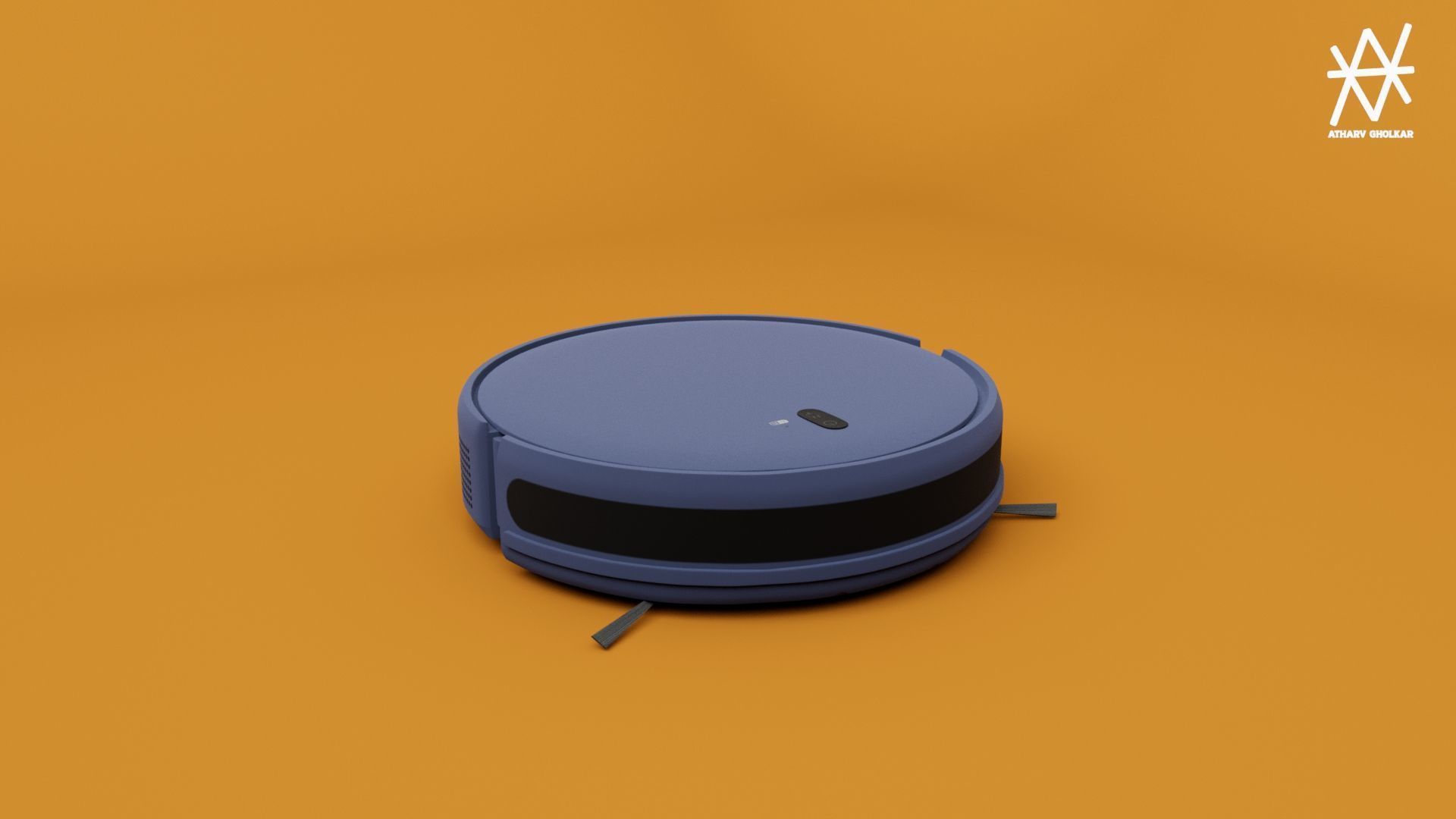 Smart Vacuum Cleaner 3D model_5