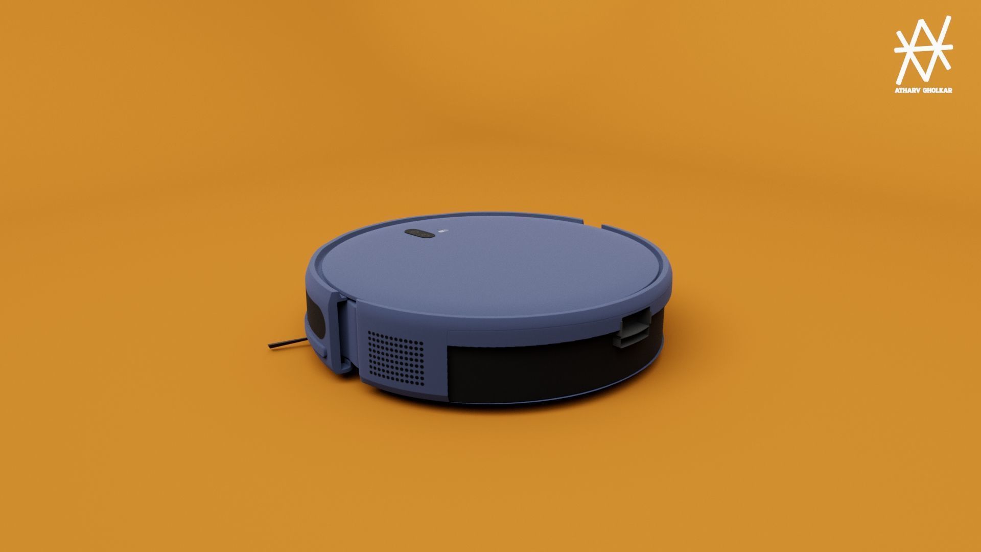 Smart Vacuum Cleaner 3D model_2