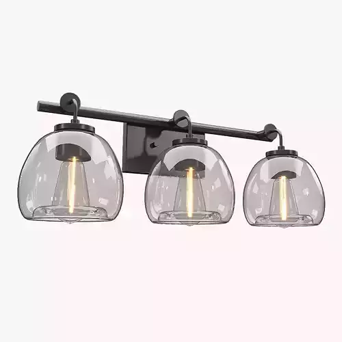 Caisson 3-Light Bathroom Vanity Wall Light