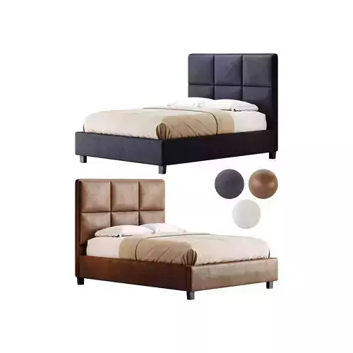 Flair 3-Piece Full Bed - Grey