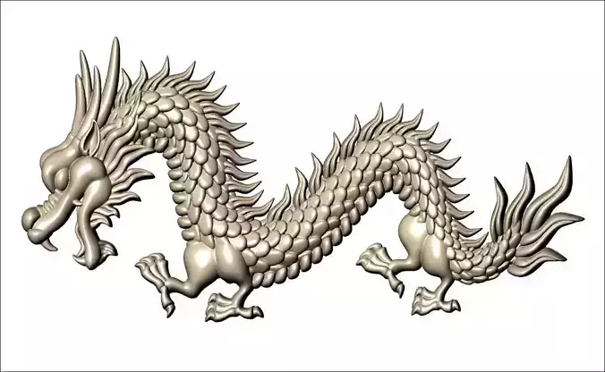 DRAGON 3D print model