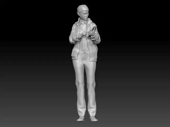 fbi agent girl 2 3D print model