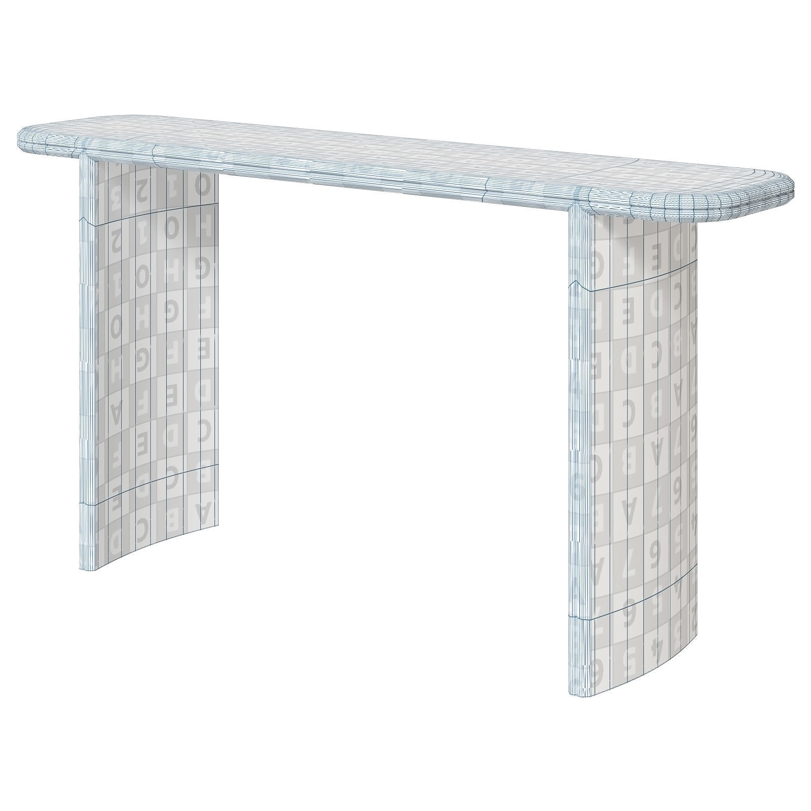 Globewest Tucci Console 3D model_5