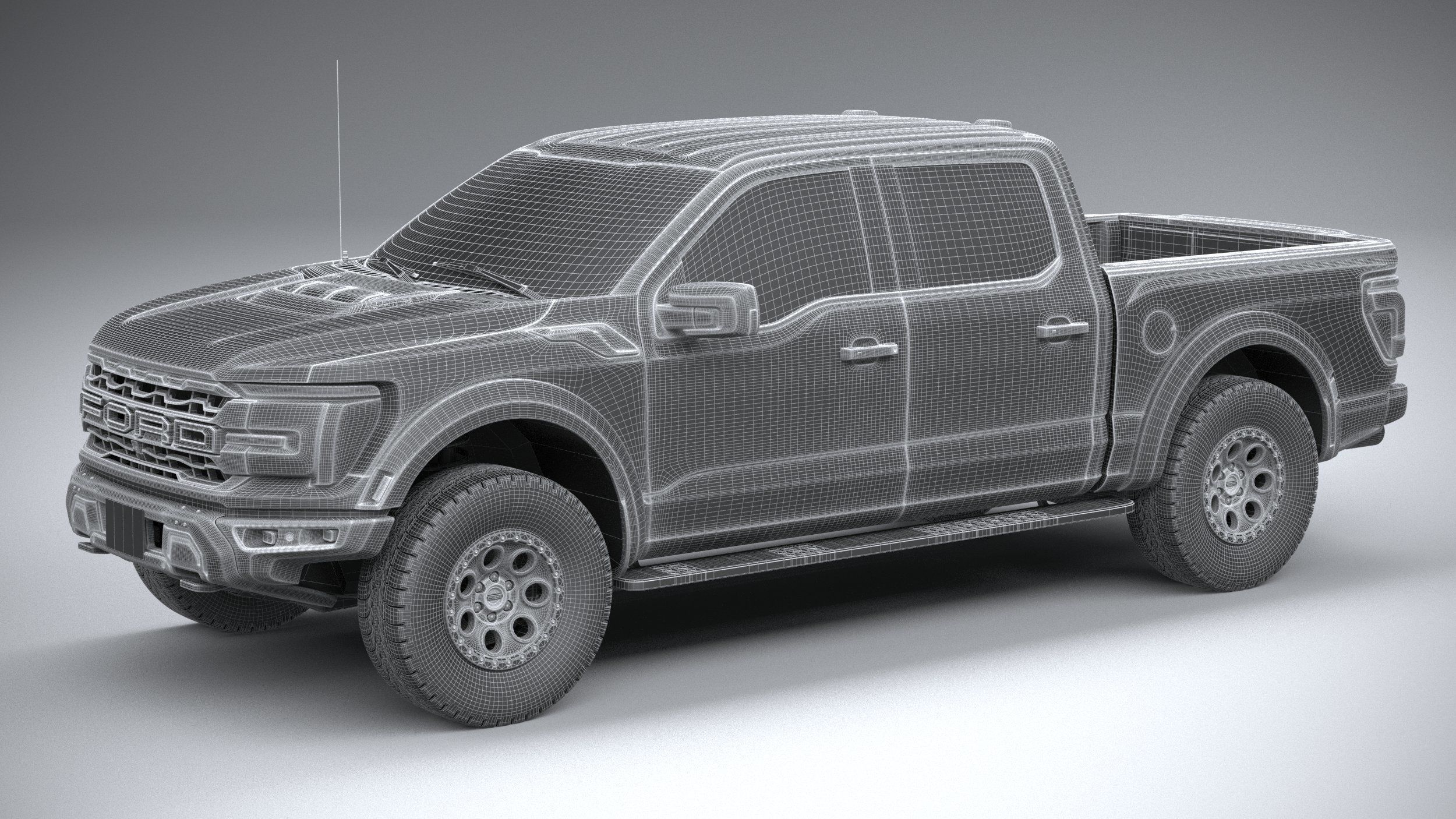 F-150 Raptor 2024 3D model_26