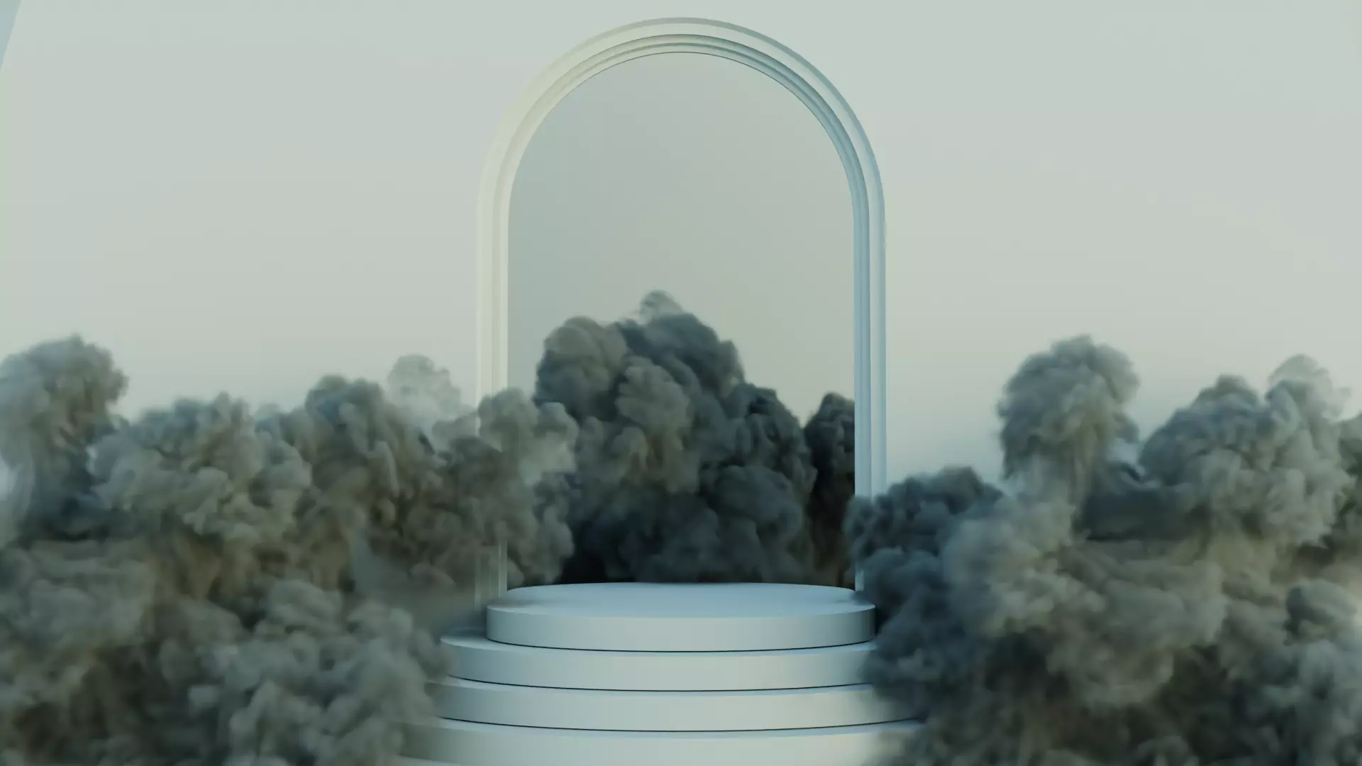 Cloudy Stage 3D model