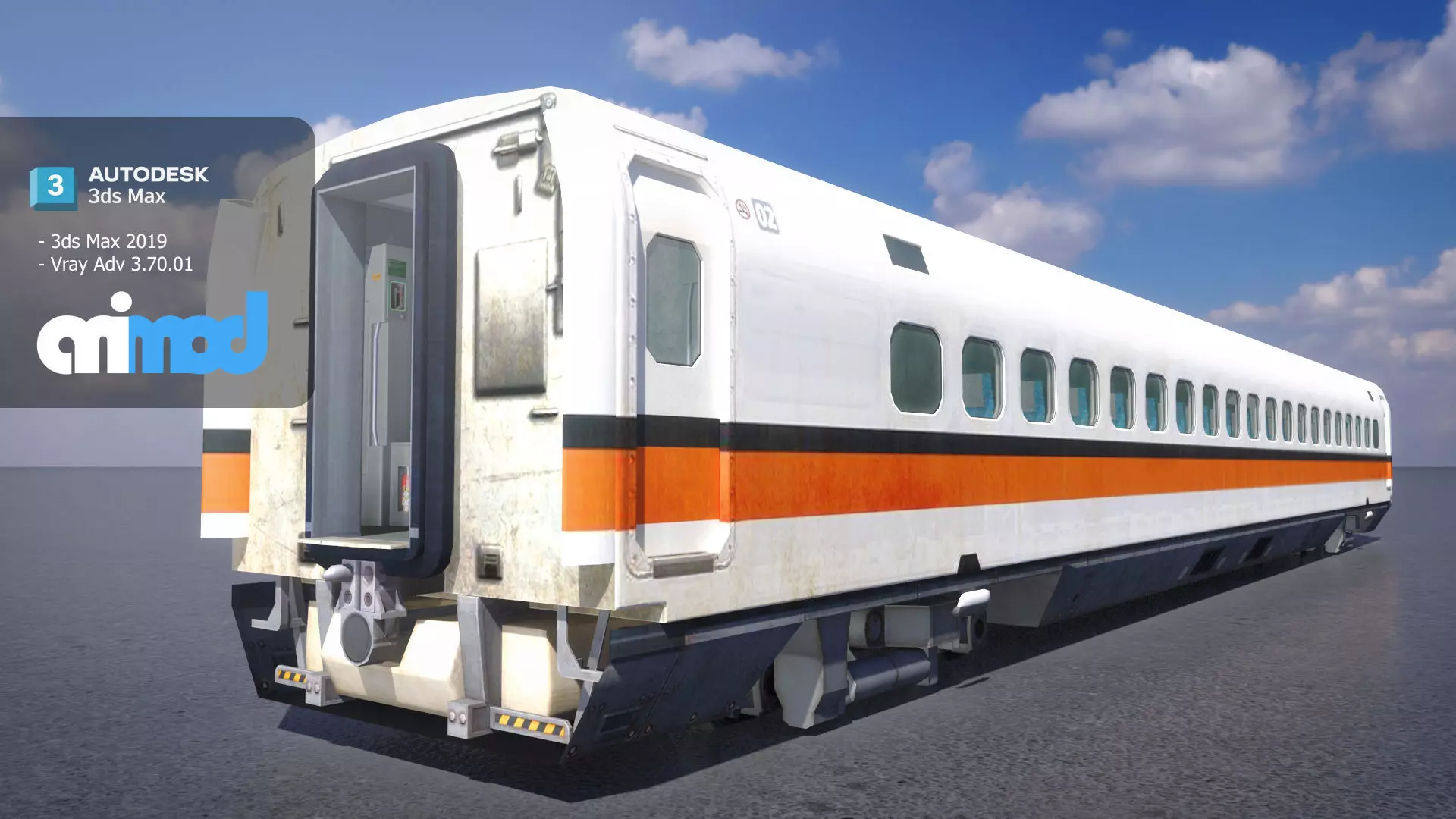 TW Train Cabin 002 3D model