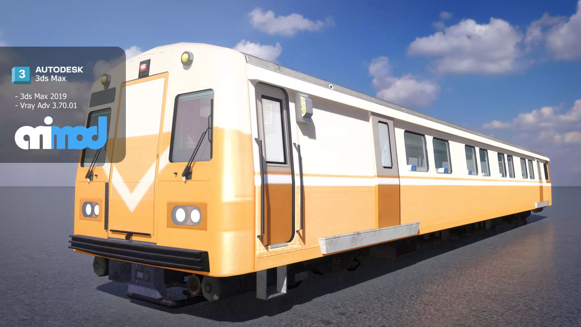 TW Train Locomotive 001 3D model