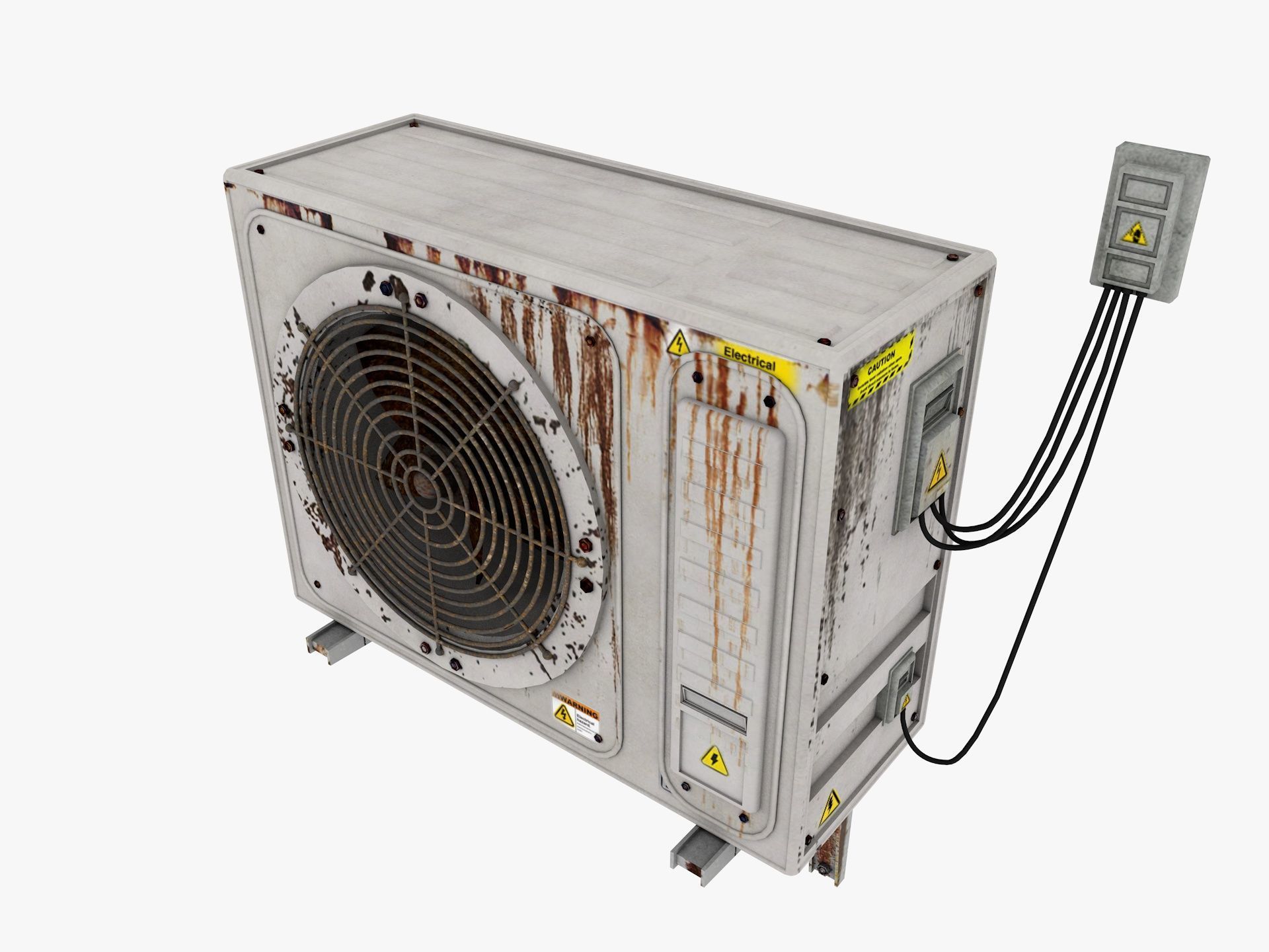industrial air conditioner 3D model_3