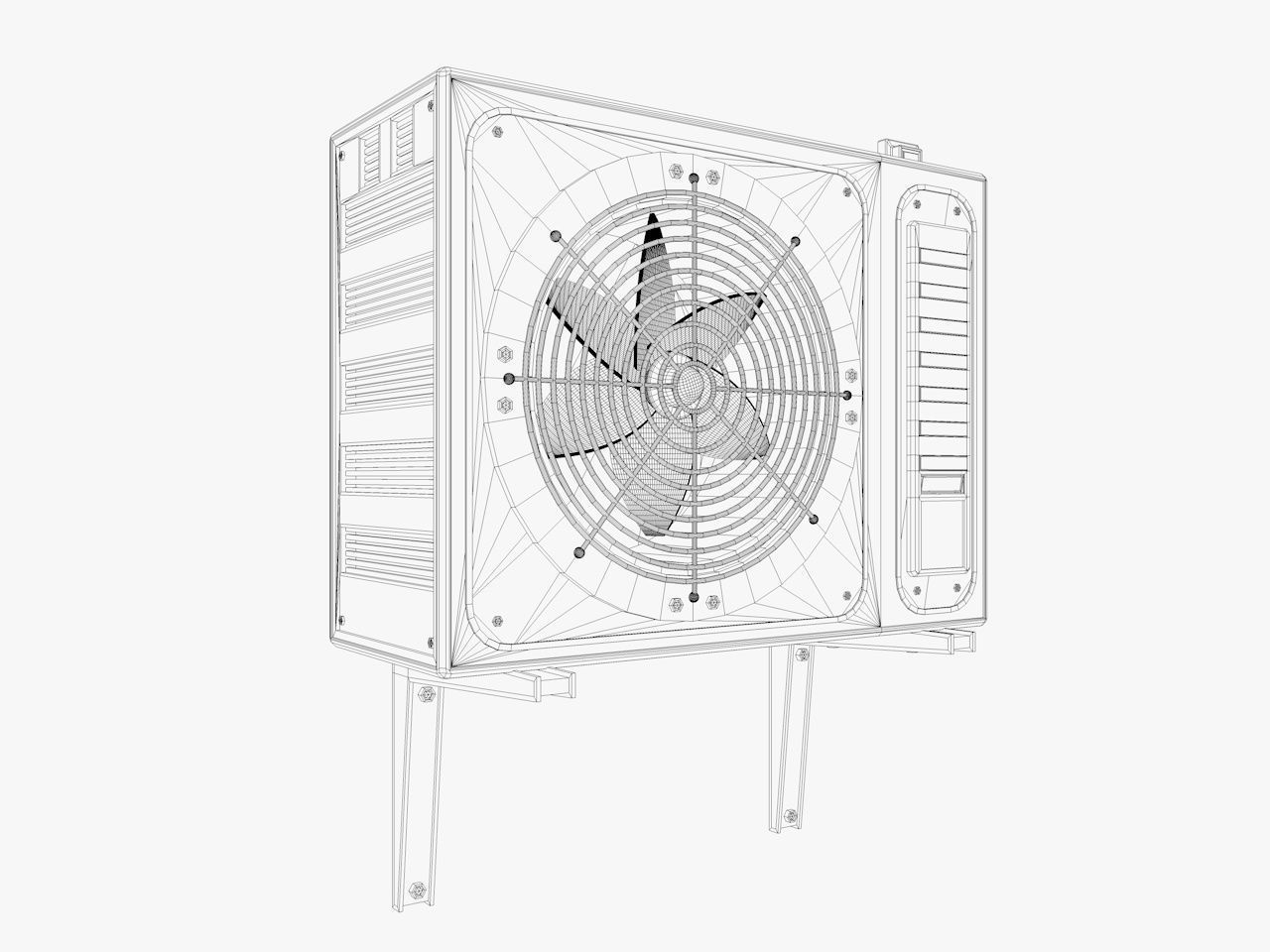 industrial air conditioner 3D model_5