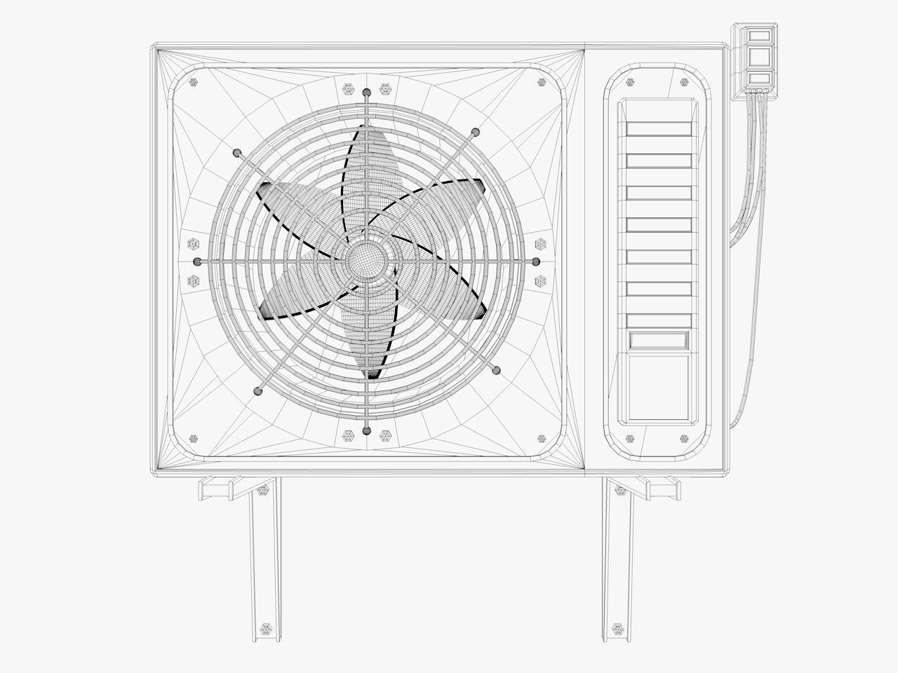 industrial air conditioner 3D model_8