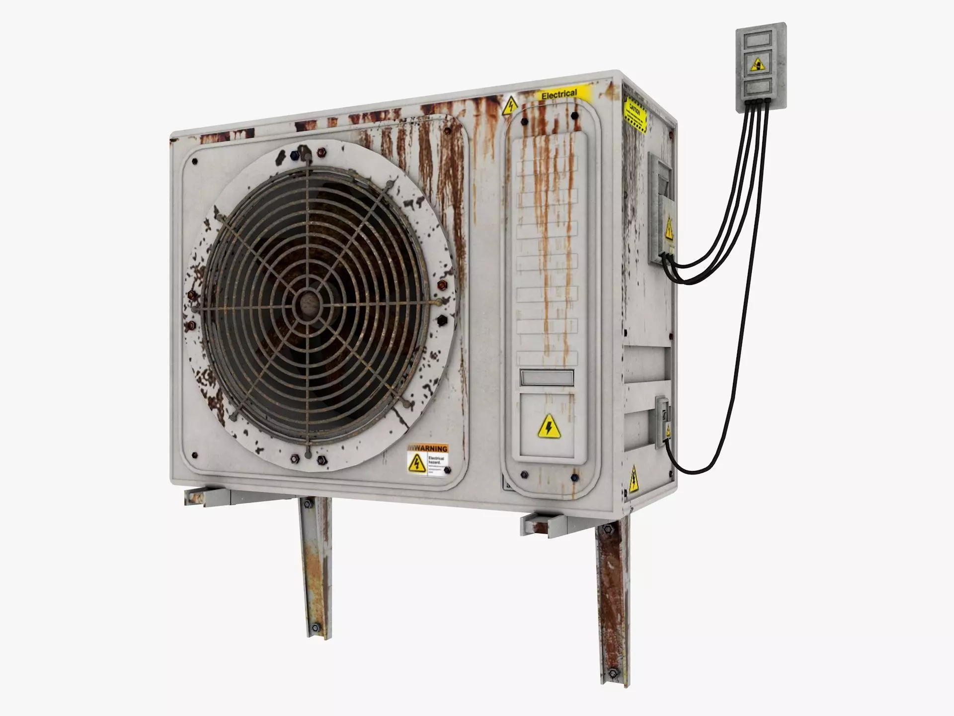 industrial air conditioner 3D model_0