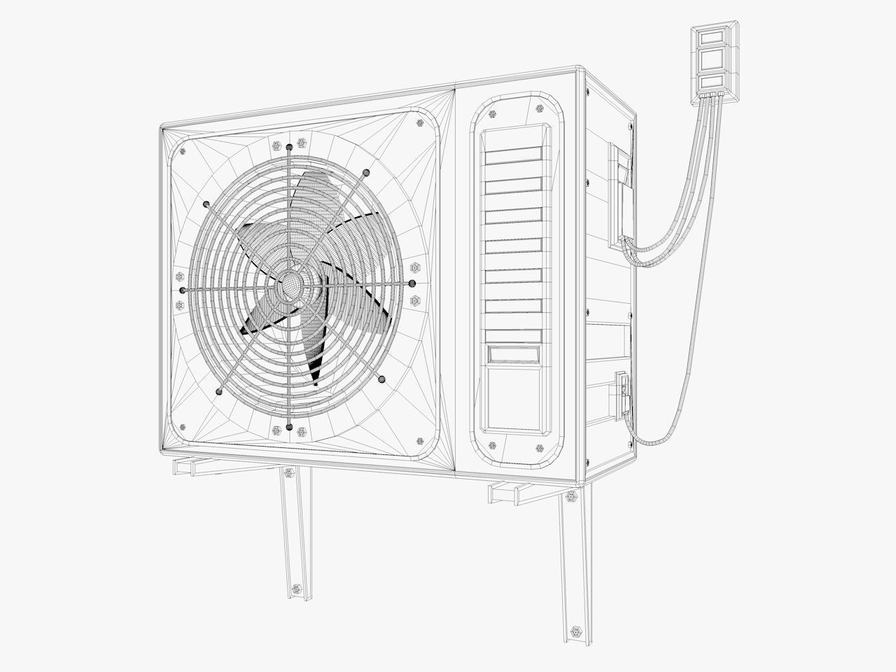 industrial air conditioner 3D model_6