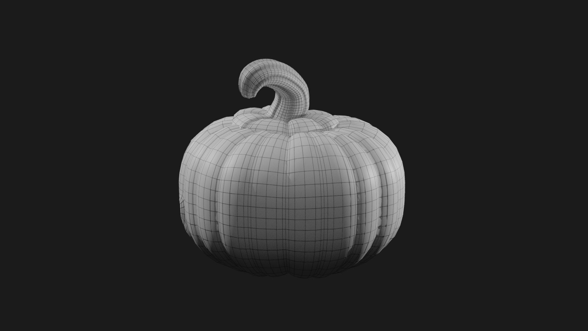 Pumpkin for Halloween 3D print model_8